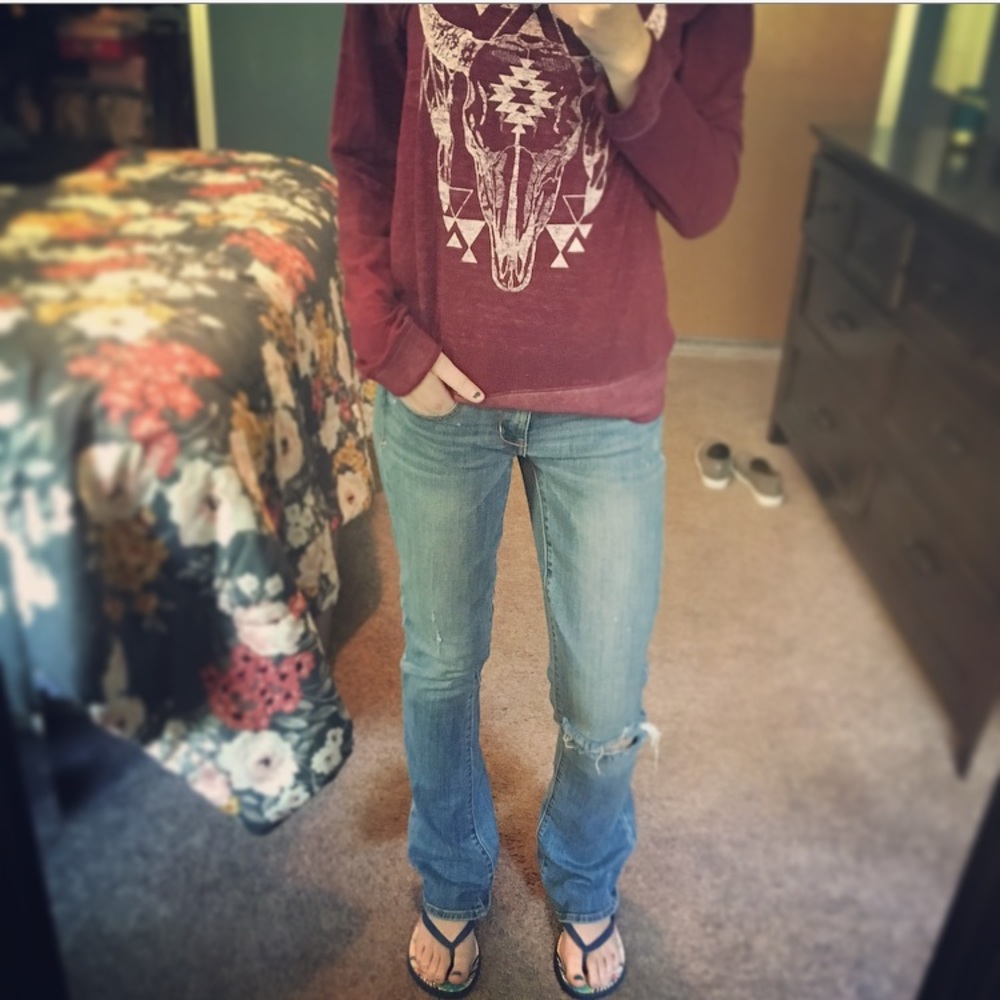 Distressed Jeans